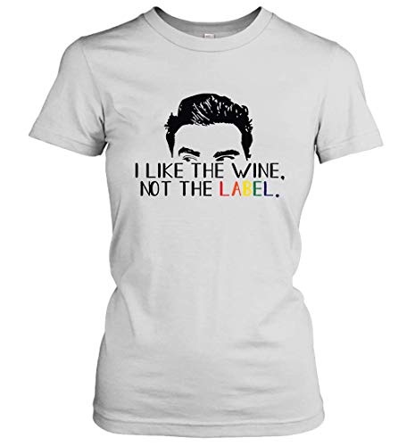 I Like The Wine Not The Label Pride LGBT Women's (White;L)