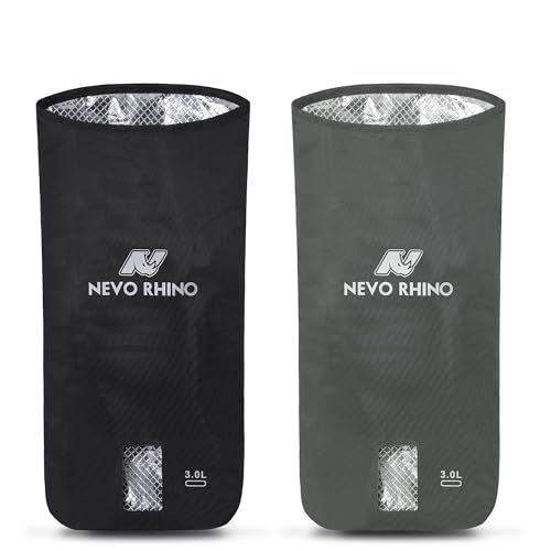 N NEVO RHINO 2PCS Water Bladder Insulator Bag, Protective Cooler Bag for 3L Hydration Bladder, Insulated Water Bladder Sleeve Keeps Water Cool & Protects Bladders, Bladder is NOT Included