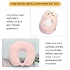 stocaggio Kids Travel Pillow - 2-in-1 Deformable Kids Neck Pillow for Traveling, Soft U-Shaped Pillow with Adorable Animal Design, Comfy Sleep and Play, Ideal for Airplanes and Cars - Pink Unicorn #3