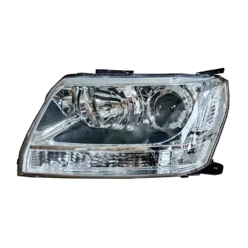 Phare avant gauche noir chrome pour Suzuki Grand Vitara 2005-2011