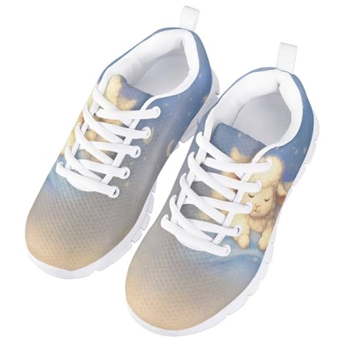 Forchrinse Girls Running Shoes Breathable Mesh Lace Up Tennis Shoes Fashion Sneakers for Causal Travel Sport2