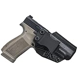 IWB Sweat Guard Holster - Inside The Waistband Holster - fits Canik Mete MC9LS (Carbon Fiber, Right)