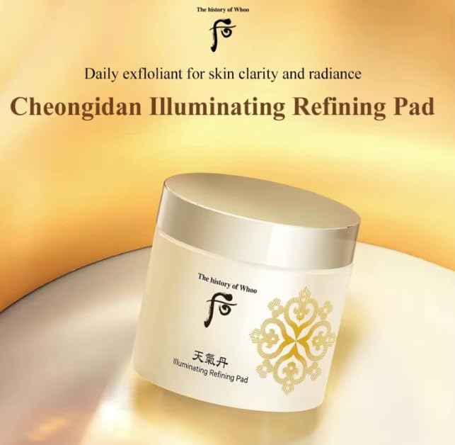 The History of Whoo Illuminating Refining Pad, 160ML (60PCS)