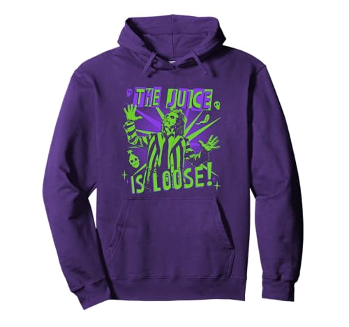 Beetlejuice Beetlejuice The Juice Is Loose! Neon Chest Logo Pullover Hoodie