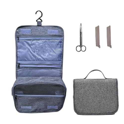 TAFALAA Ostomy Colostomy Travel Bag kit ostomy bag organizer ileostomy Ostomy Supplies (GRAY)