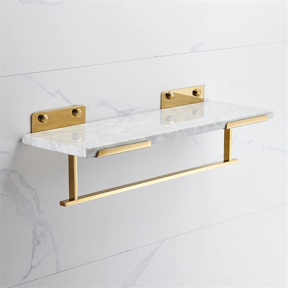 Porte-serviettes en marbre anti-rouille pour toilettes et bains