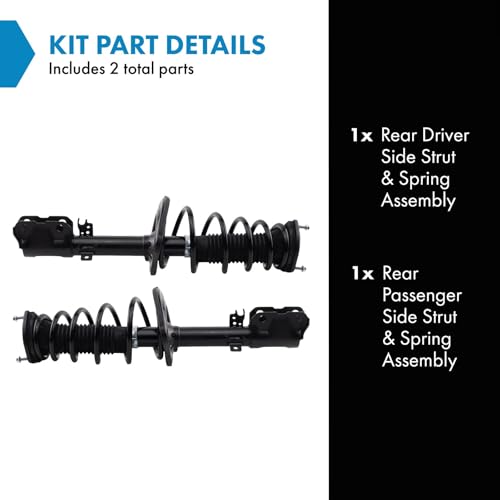 Image of TRQ Rear Strut and Spring Assembly Set | For 13-15 Toyota Avalon Hybrid XLE 14-15 Avalon Hybrid Limited
