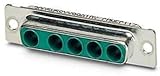 PHOENIX CONTACT VS-25-BU-DSUB-5P D-Sub-Kontaktträger, Größe 3 Shell, 14.280g, 10 Stück