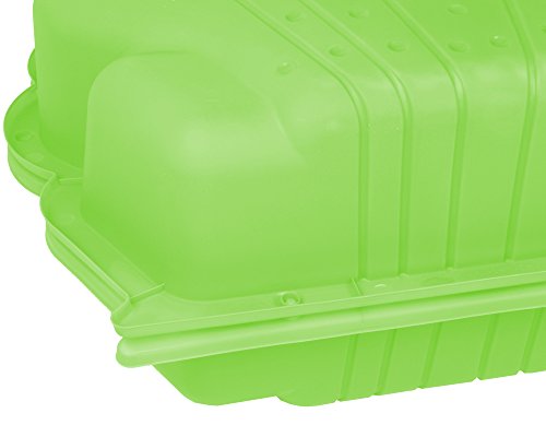 Ondis24 Wassermuschel Sandmuschel Sandkasten 2-teilig aus Kunststoff Muschel mit Deckel (87cm, Apfelgrün)