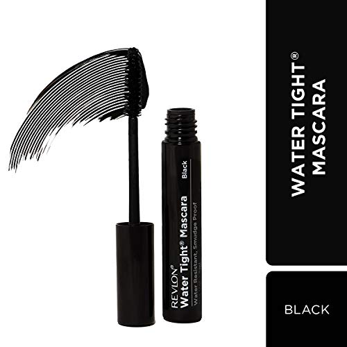 Image of Revlon Mascara, Water Tight Mascara Makeup, Volumizing, Lasts up to 24 Hours, No Clump, Smudge Proof, Flake Proof, Black (761), 0.34 Fl Oz (Pack of 2)