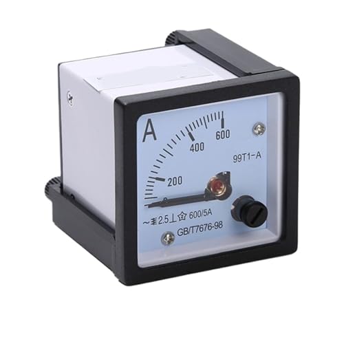 Ampèremètre AC compteur de courant analogique 5A jauge d'ampère encastrable panneau 99T1