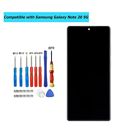 Pantalla táctil compatible con Samsung Galaxy Note20 SM-N980F LCD Super AMOLED con marco 3