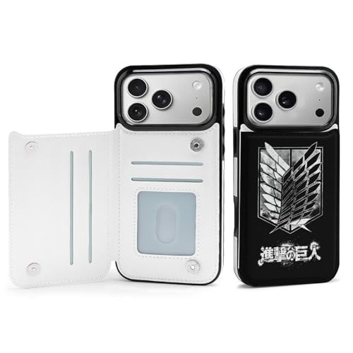 iPhone17 Pro Max用ケース 手帳型 進撃の巨人 調査兵団 アイフォン17 Pro Max用ケース スマホケース 財布型 PUレザー おしゃれ 背面カード収納 スタンド機能 携帯カバー 耐衝撃 2025年新型