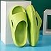 MDCGL Chaussures d'eau Salle Femme Oreiller Toboggan Pantoufles Bain d'intérieur Douche à Bout Ouvert Pantoufles Douces Hommes Plage Jardin Chaussures en Plastique Vert EU39-40