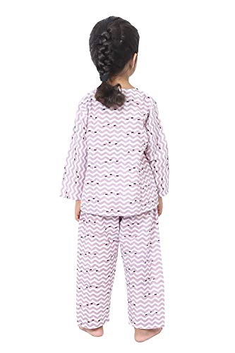Image of Cotton Night Suit for Boys & Girls | Pajama Sets | Baby Top & Pant | Kids Dress | Printed Night Dress | Sleepwear Suit | P-3