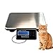 Bilancia elettronica per cani con piattaforma digitale per animali domestici, extra leggera, con display LCD, 2 modalità di pesatura kg/oz/lb max 300kg/661lbs capacità 35 x 29 x 5,9 cm immagine