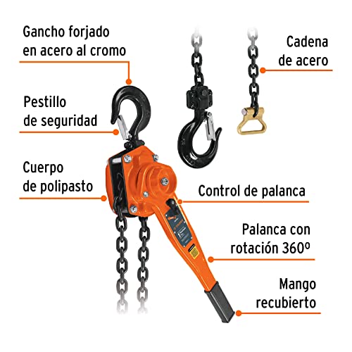 Polipasto Truper 1 tonelada 8 Imagen adicional