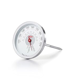 OXO Good Grips Chef’s Precision Analog Leave-In Meat Thermometer,Silver,1 EA