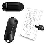 Sycelu K2 RF Remote Control Page Turner for Kindle Paperwhite Accessories Ipad Reading Kobo Surface Comics/Novels iPhone Tablets Android Taking Photos Camera Video Recording Remote (Dark Black)