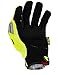 Mechanix Wear Hi-Viz M-Pact Gloves - High-Visibility Impact Gloves - For Builders Safety - For Construction - Vibration Absorbing - Touchscreen Compatible - Fluorescent Yellow - Small