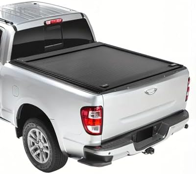 VEVOR Retractable Tonneau Cover, 5.5 ft Hard Retractable Tonneau ...