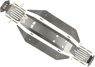 Stainless Steel Chassis Armor Skid Plate Protection Plate Set (Hollow Lightweight Design) for Traxxas 1:5 XRT 8S Monster Truck 78086-4 Upgrades