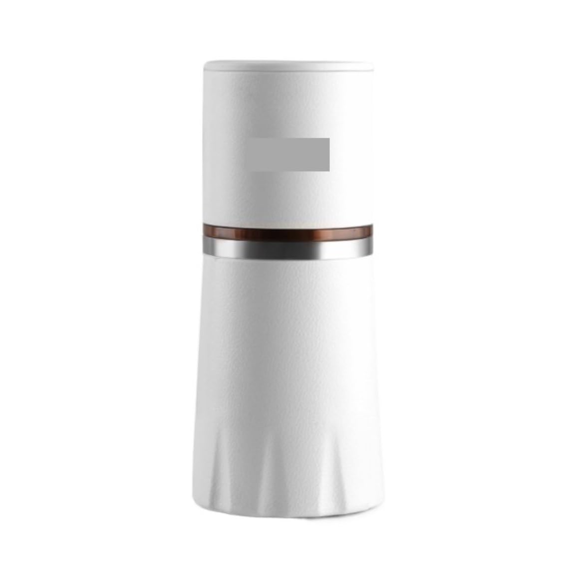 Molinillo Café Oficina Taza de molienda café 4 en 1 Cafetera multifuncional Molinillo granos manual Vintage Moledor de Cafe(White)