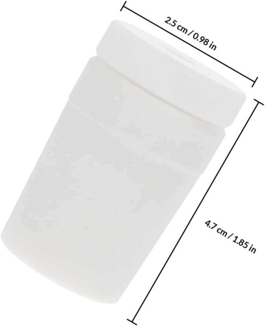 PTFE Tapered Lab Stirring Stopper White for Pipe and Bottle | Wear Resistant, High Temperature Use, Easy Installation, Excellent Sealing Performance