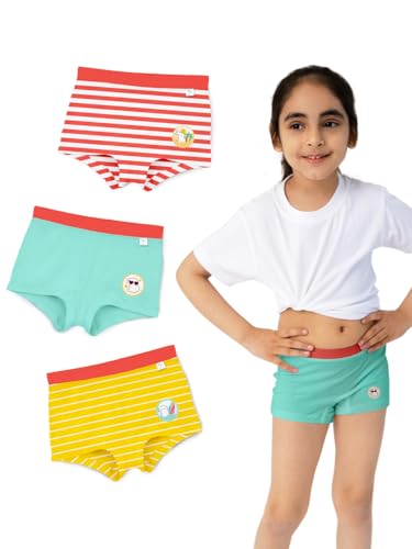 Image of superbottoms Girl Boyshorts | Supersoft Underwear for Girls | 3X Softer Underwear for Kids | Premium Panties for Girls | Super Stretchy, Breathable, Gentle Elastics, No Scratchy Tags, AZO-Free Dyes