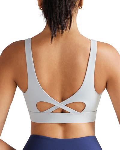 Image of RUNNING GIRL Sports Bra for Women High Support, Molded Cup High Impact Sports Bras with Sewn in Pads Workout Running Bra
