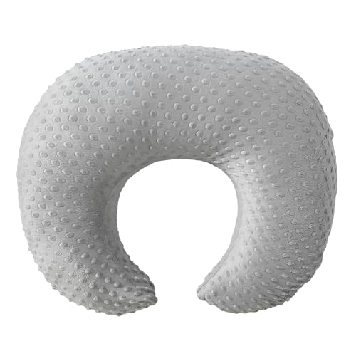 Image of ESEN Plus Size Baby Nursing Pillow and Body Positioner for Breast Feeding and Bottle Feeding, Ultra Soft Baby Breastfeeding Pillows with Removable Nursing Pillow Cover for Mom and Baby (Gray)