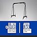 Strongway Adjustable Gantry Crane, 4000-Lb. Capacity, 8.2ft.–12.14ft. Lift