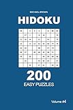 Hidoku - 200 Easy Puzzles 9x9 (Volume 4) (Hidoku - Easy)