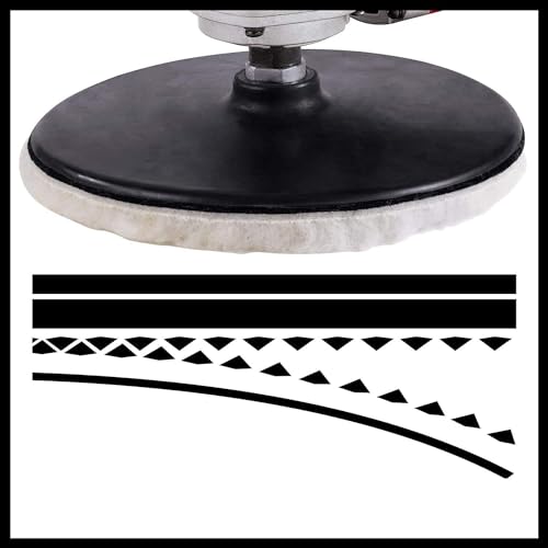 Einhell Pulidora Cc-Po 1100/1 E 1100-W con Acc. Con Mal, Multicolor, 449 x 128 x 336 mm - imagen 9