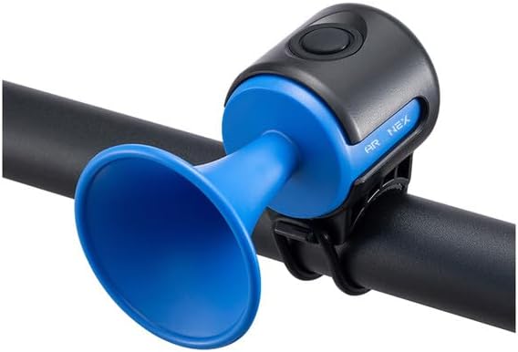 Electric Bike Horn Loud 120dB Adults Kids Bike Horn Alarm IPX4 Waterproof Electronic Bicycle Horns for Handlebars Ebike Scooter Horn (Blue)