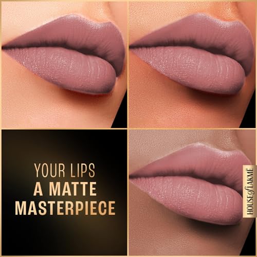 Image of Lakme Forever Matte Liquid Lip Colour, Long-Lasting Liquid Lipstick, Lightweight & Transferproof, Smudgeproof - Pink Venus 5.6ml (Pack of 2)