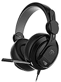 Plugable Performance Onyx Gaming Headset with Retractable Microphone, Noise Isolation, Memory Foam...