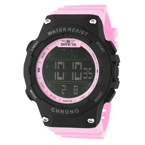 Montre Invicta Racing Digital 48051 pour homme avec boîtier robuste de 52 mm