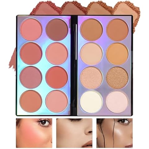 Prreal 16-Colour Contour, Highlight & Blush Palette Cover