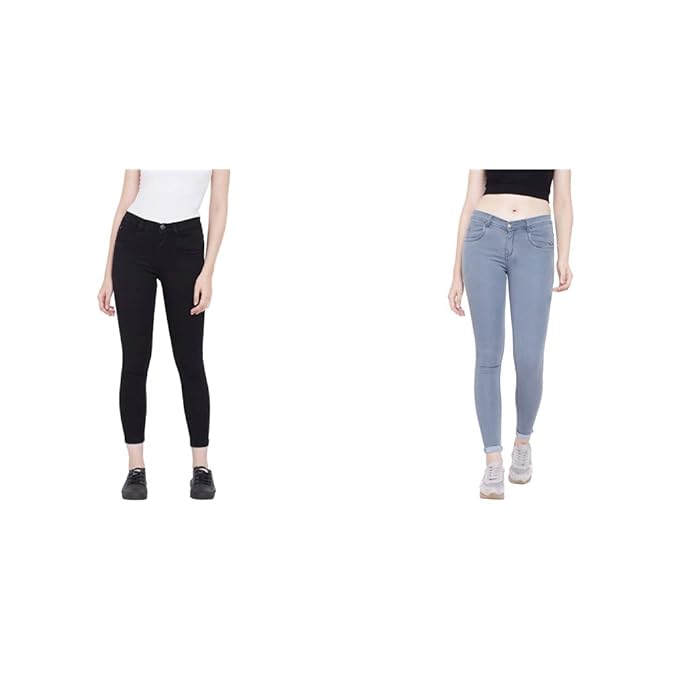 Women's Slim (Jean_PLN_BLK_Black_32) Women's Slim (Jean_PLN_Gry_Grey_32)