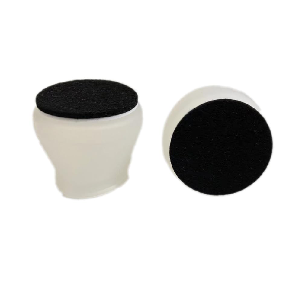 Tapas para patas de escritorio, fundas para pies de sofá, Paquete de 8 protectores de patas de silla con fieltro, deslizadores de fieltro for sillas, protectores pequeños for sillas(White)