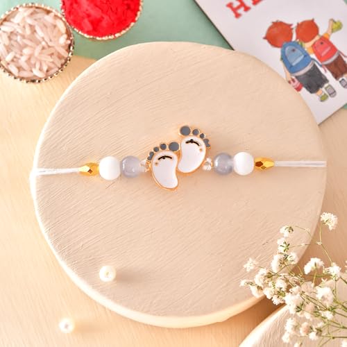 Image of ascension Cute Designer Rakhi For Kids Brother, Bhai Raksha Bandhan Sutra for Girls & Boys with You are My Hero Fridge Magnet Gift & Roli Tilak
