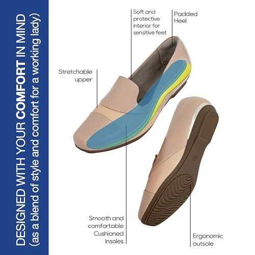Image of Ortho + Rest Women Orthopedic Dress Shoes Bunions Loafers Slip On Orthotic Shoes