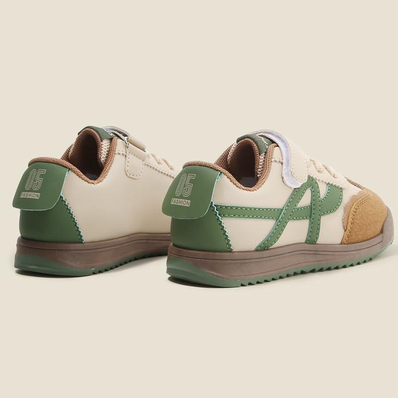 Toddler Sneakers for Boys and Girls with Hook and Loop Closure, Retro Athletic Walking Shoes, Breathable Lightweight Kids Trainers with Anti-Slip Sole3