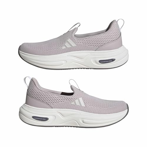 adidas Women's Cloudfoam Cuxxion - Lounge, Ice Purple/White/Taupe Oxide, 8.5