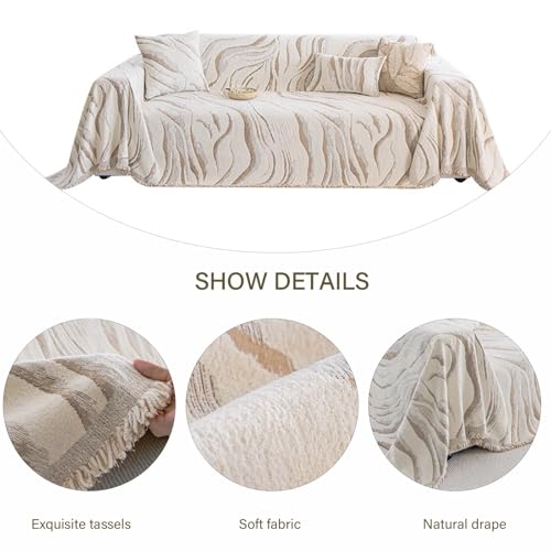 Housse de canapé en peluche douce de luxe pour salon modulable - 3