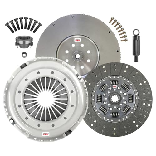 ClutchMaxPRO Heavy Duty OEM Clutch Kit with Flywheel Compatible with Dodge 2005-2018 Ram 2500 3500 4500 5500 5.9L 6.7L Cummins Turbo Diesel Cummins (CP05224HDFW-CK)