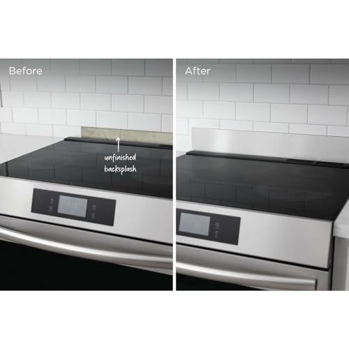 Frigidaire 11NBBKGDSS Front Control Range Backguard, Stainless Steel - image 5