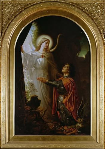 Toile Mors Janua Vitae Noël Paton affiche d'art idée cadeau décoration