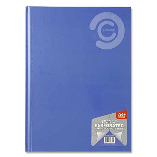 CONCEPT A4+ 160pg HARDCOVER PERFORATED NOTEBOOK [5 Pack] Amazon.co.uk